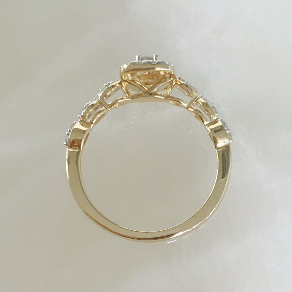 ANILLO DE COMPROMISO CON DIAMANTE ORO AMARILLO BR-OA-14-91-399-12