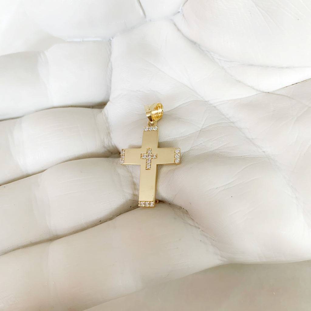 CRUZ DE ORO AMARILLO 14K CR-14-85-105-E-1A6