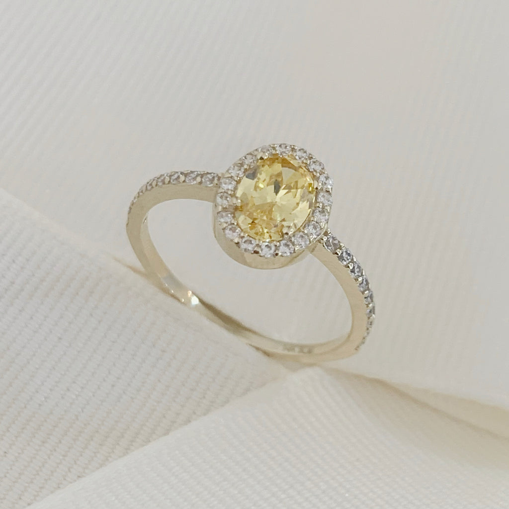 ANILLO DE PROMESA ORO AMARILLO 14K AP-OA-14E-85-74-2A0