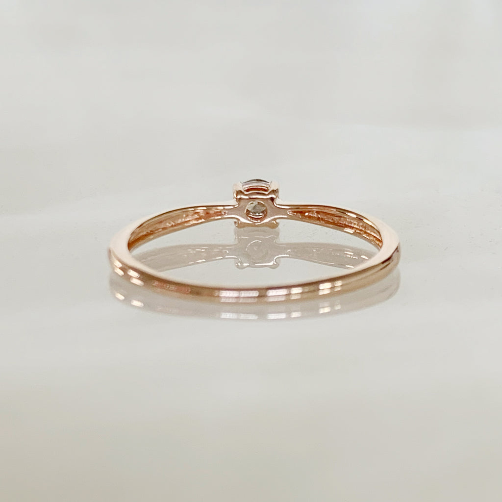ANILLO DE COMPROMISO CON DIAMANTE ORO ROSA BR-OR-14-91-129-02