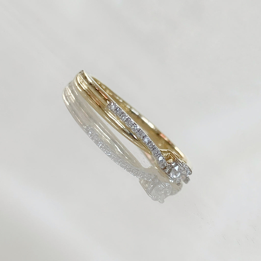 ANILLO DE COMPROMISO CON DIAMANTE ORO AMARILLO BR-OA-14-91-249-01