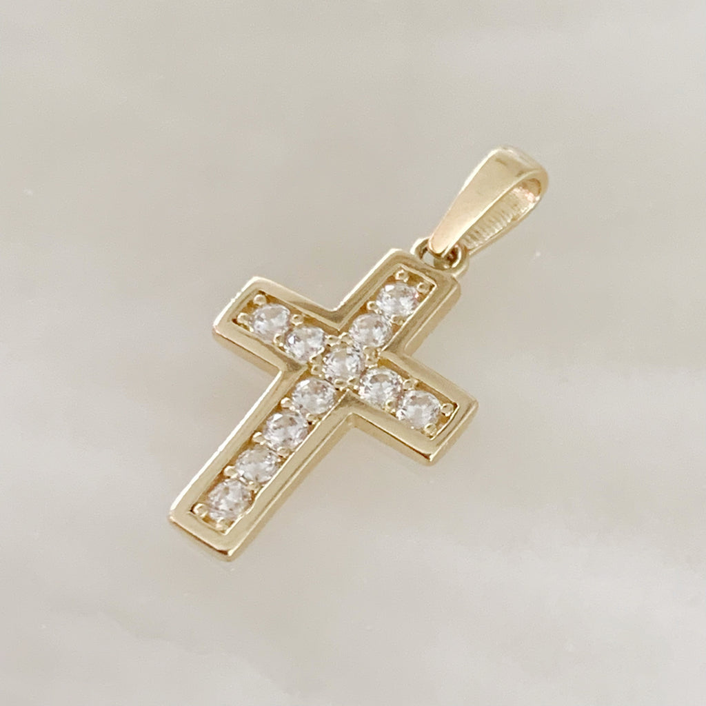 CRUZ DE ORO AMARILLO 14K CR-14-85-107-E-1A0