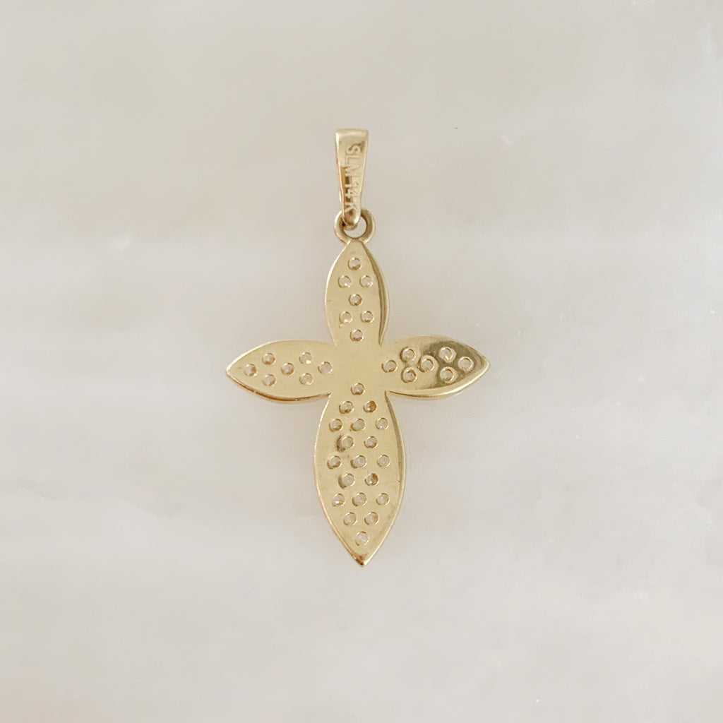 CRUZ DE ORO AMARILLO 14K CR-14-85-110-E-1A0