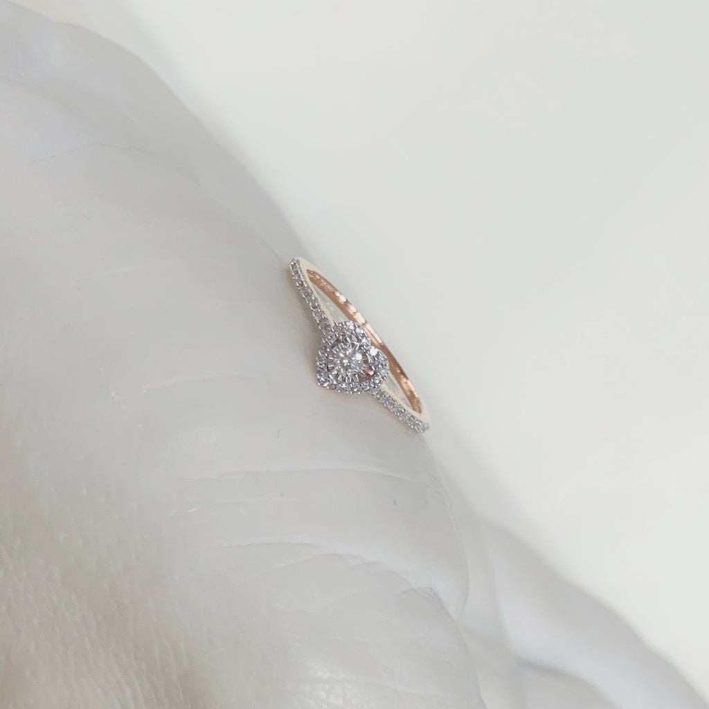 ANILLO DE COMPROMISO CON DIAMANTE ORO ROSA BR-OR-14-91-199-06