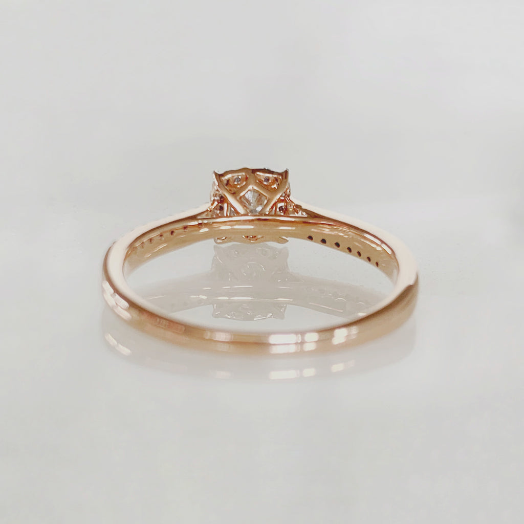 ANILLO DE COMPROMISO CON DIAMANTE ORO ROSA BR-OR-14-91-299-01