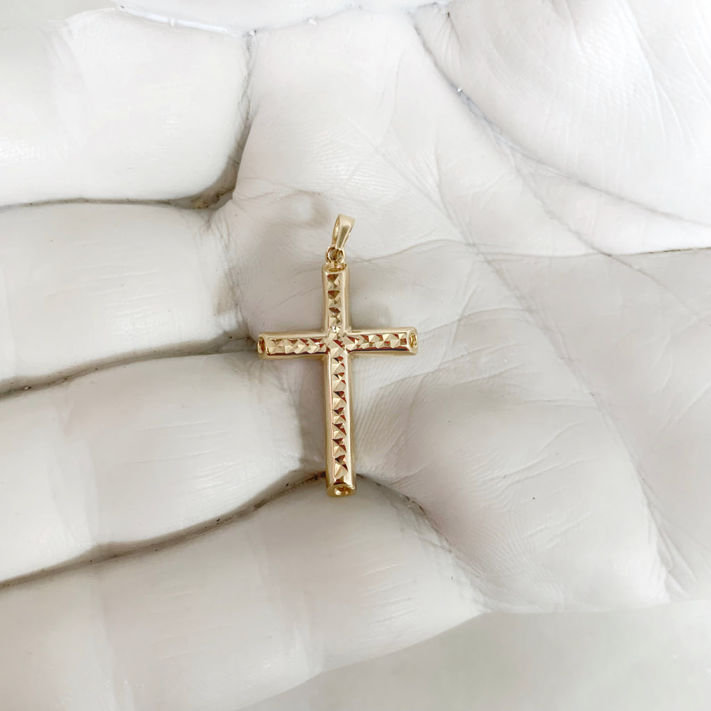 CRUZ DE ORO AMARILLO 14K CR-14-85-102-E-1A3