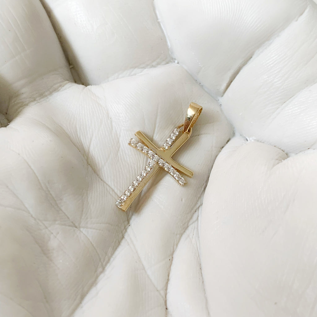CRUZ DE ORO AMARILLO 14K CR-14-85-106-E-1A0