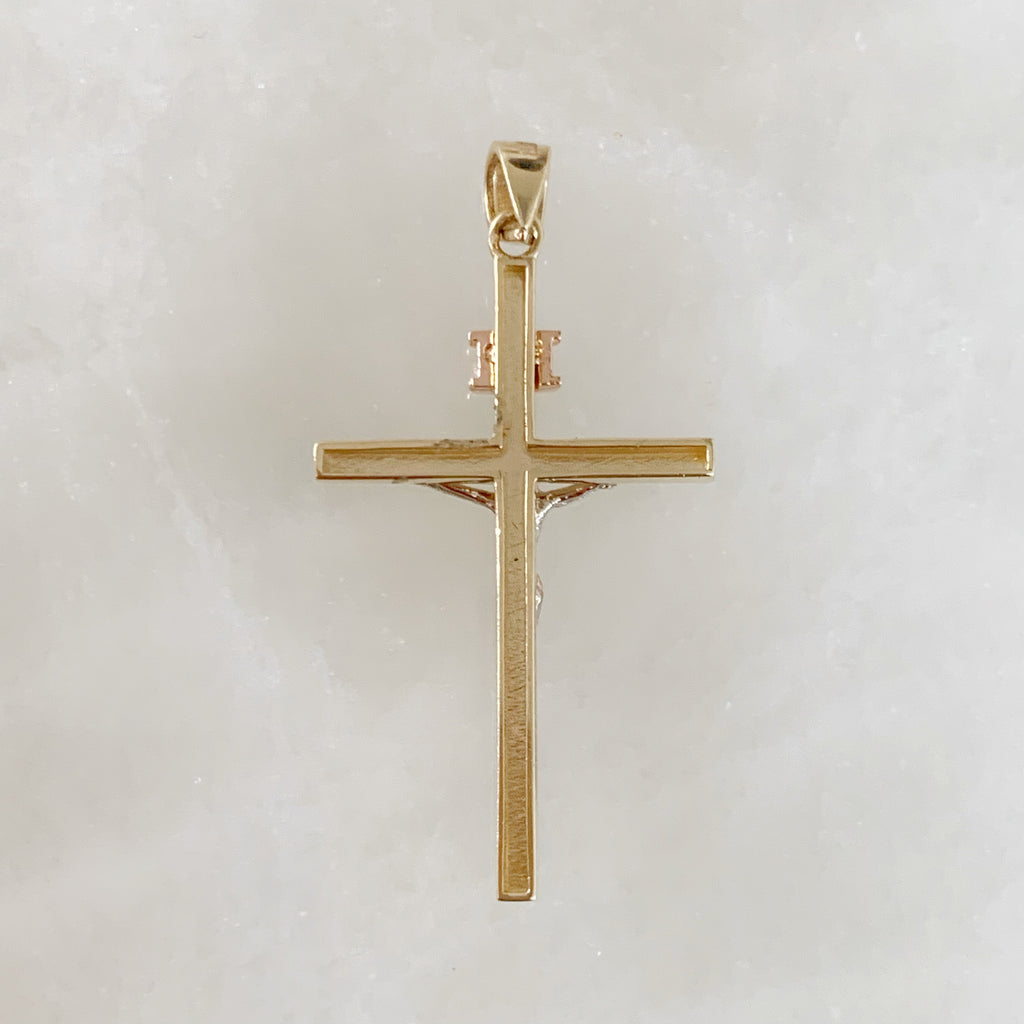 CRISTO DE ORO AMARILLO 14K CR-14-85-88-E-1A4