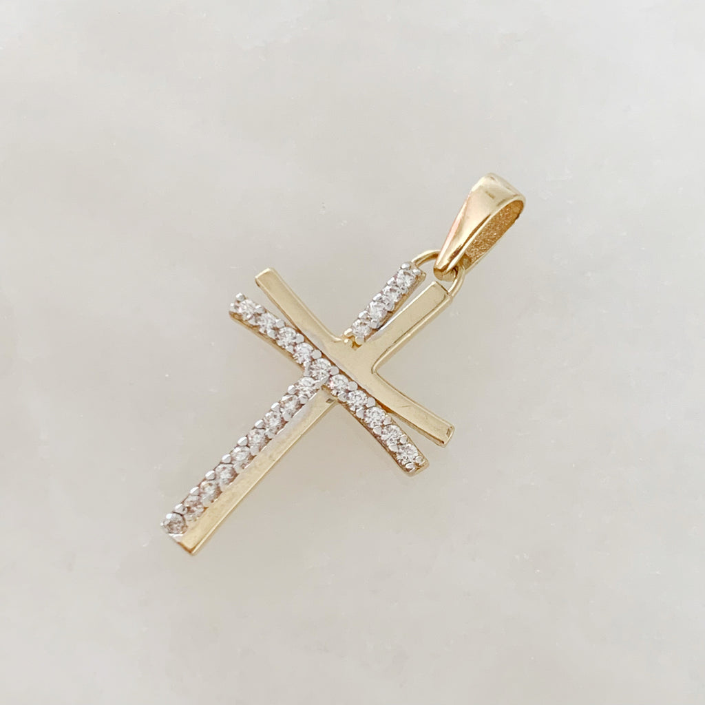 CRUZ DE ORO AMARILLO 14K CR-14-85-106-E-1A0