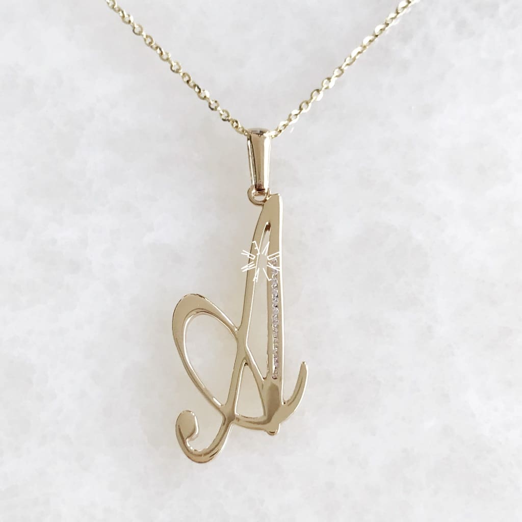 Inicial Oro 14K Hj563-D Iniciales