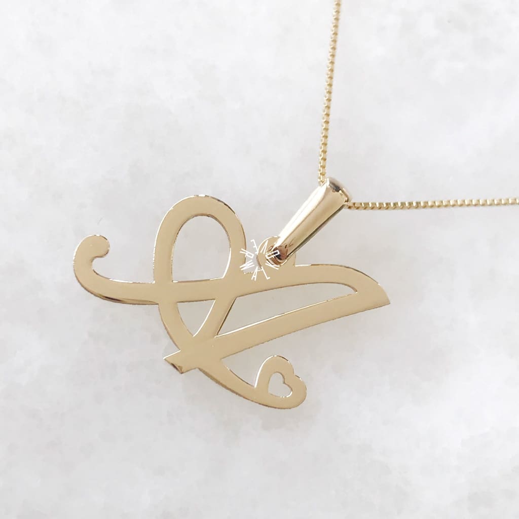 Inicial Oro 14K Vi545-D Iniciales