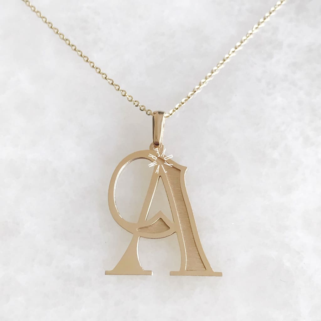Inicial Oro 14K Vi685-D Iniciales
