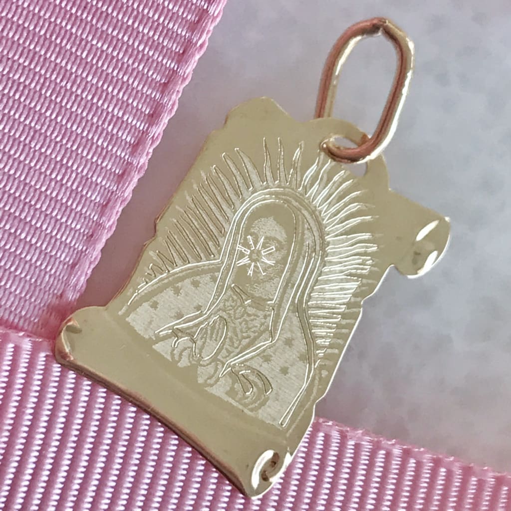 Medalla De La Virgen Guadalupe Oro 14K Mevg-14-089-0A6 Medalla