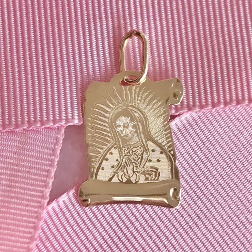 Medalla De La Virgen Guadalupe Oro 14K Mevg-14-089-0A6 Medalla