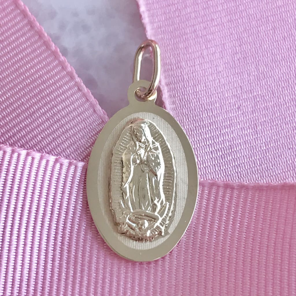 Medalla De La Virgen Guadalupe Oro 14K Mevg-14-091-1A0 Medalla