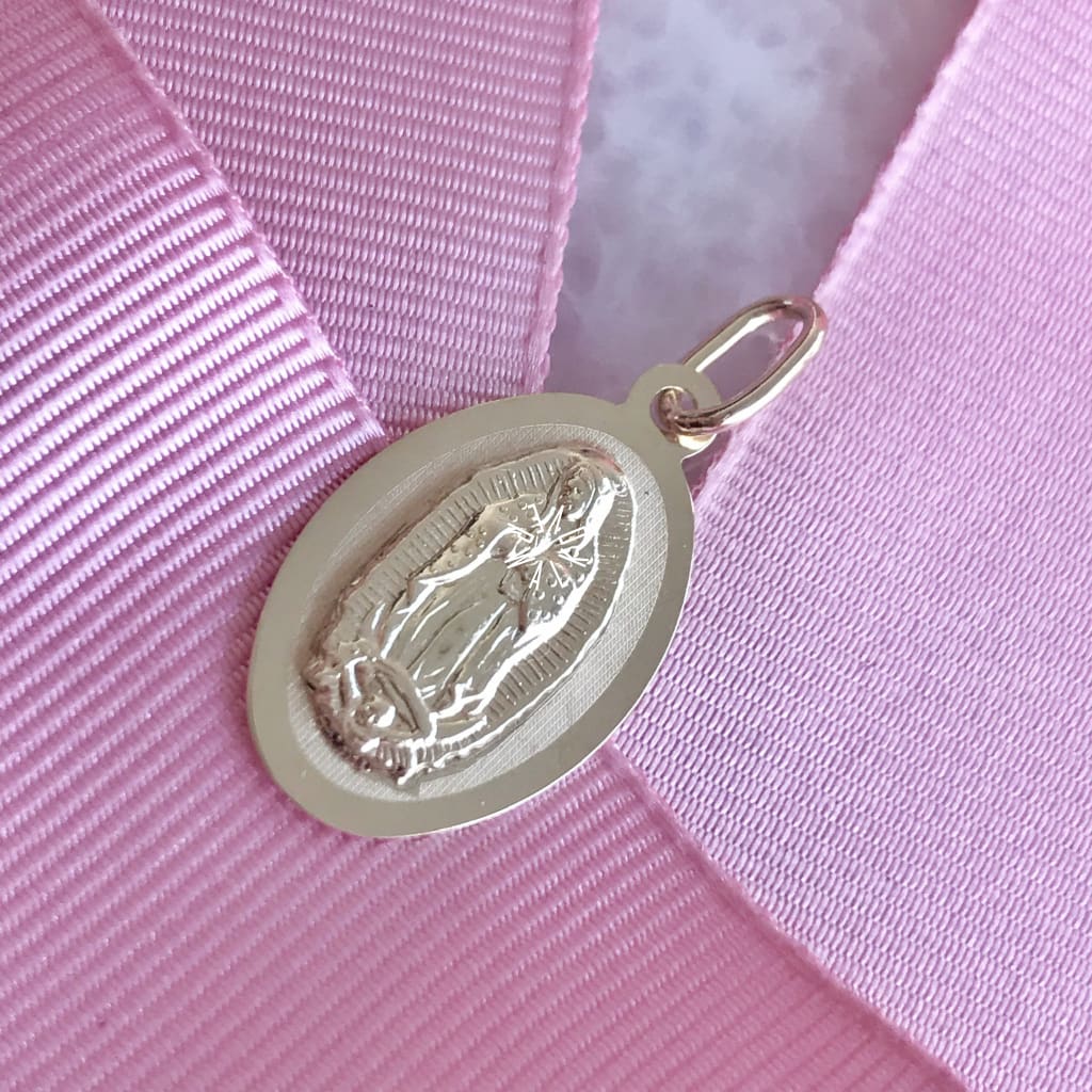Medalla De La Virgen Guadalupe Oro 14K Mevg-14-091-1A0 Medalla