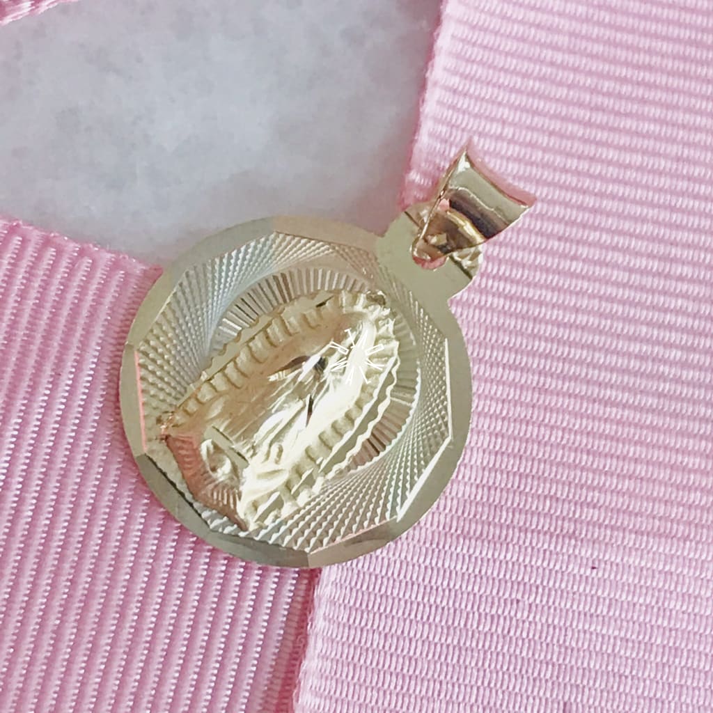 Medalla De La Virgen Guadalupe Oro 14K Mevg-14-093-1A4 Medalla