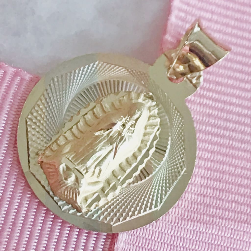 Medalla De La Virgen Guadalupe Oro 14K Mevg-14-093-1A4 Medalla