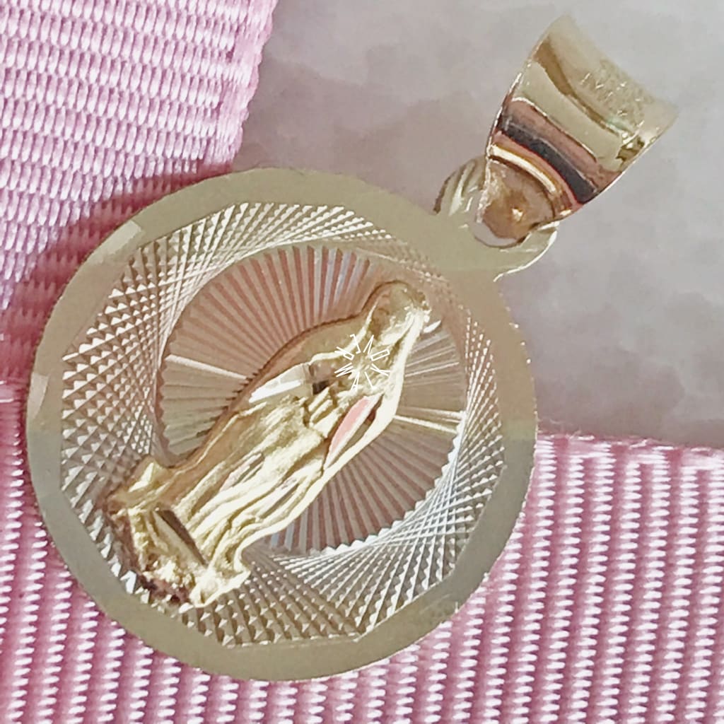 Medalla De La Virgen Guadalupe Oro 14K Mevg-14-094-1A0 Medalla