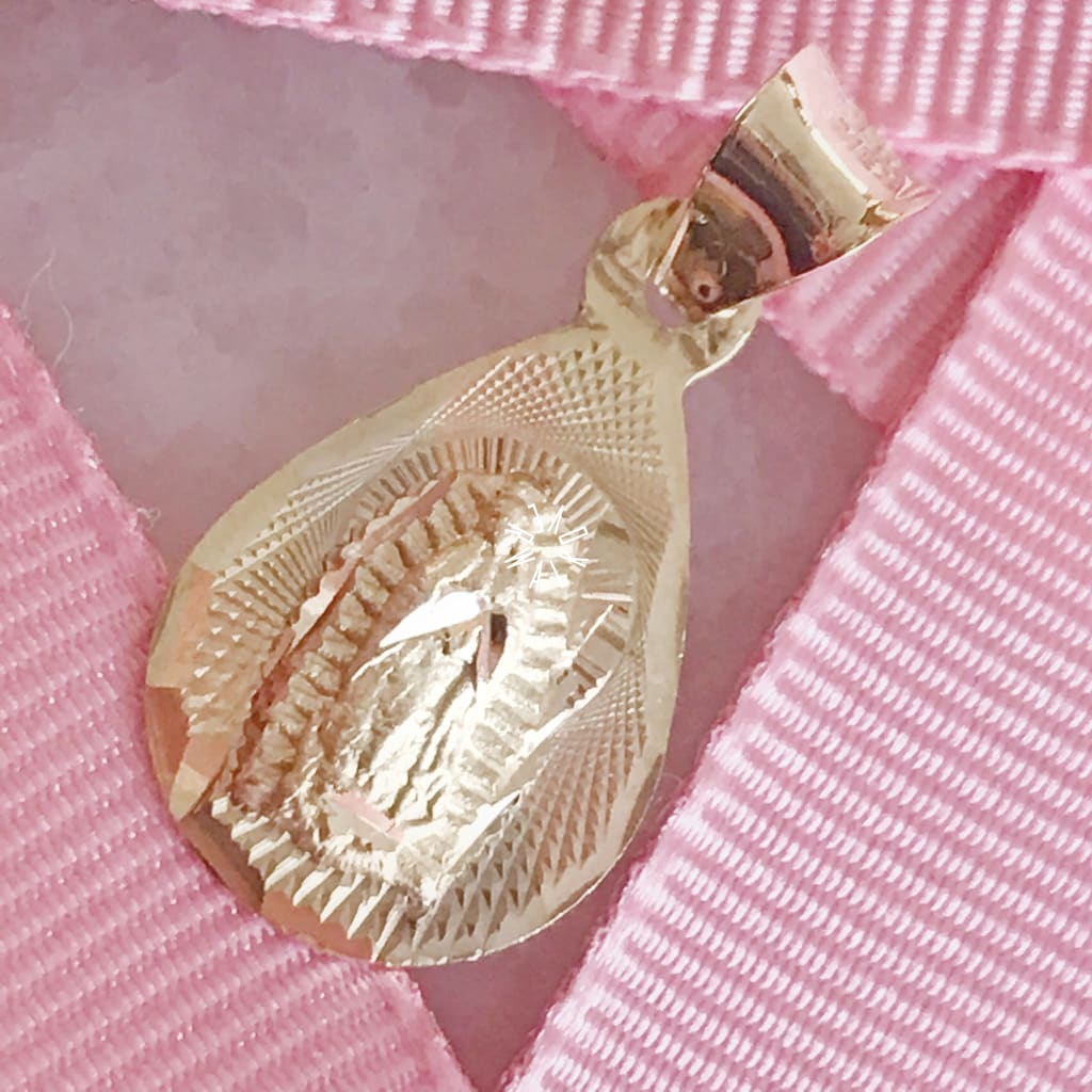 Medalla De La Virgen Guadalupe Oro 14K Mevg-14-096-0A8 Medalla