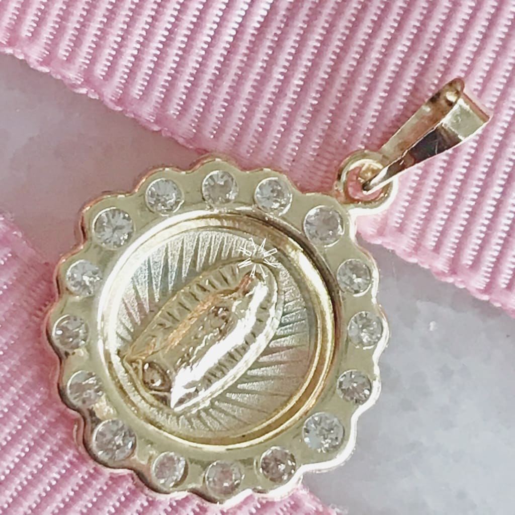 Medalla De La Virgen Guadalupe Oro 14K Mevg-14-098-0A6 Medalla