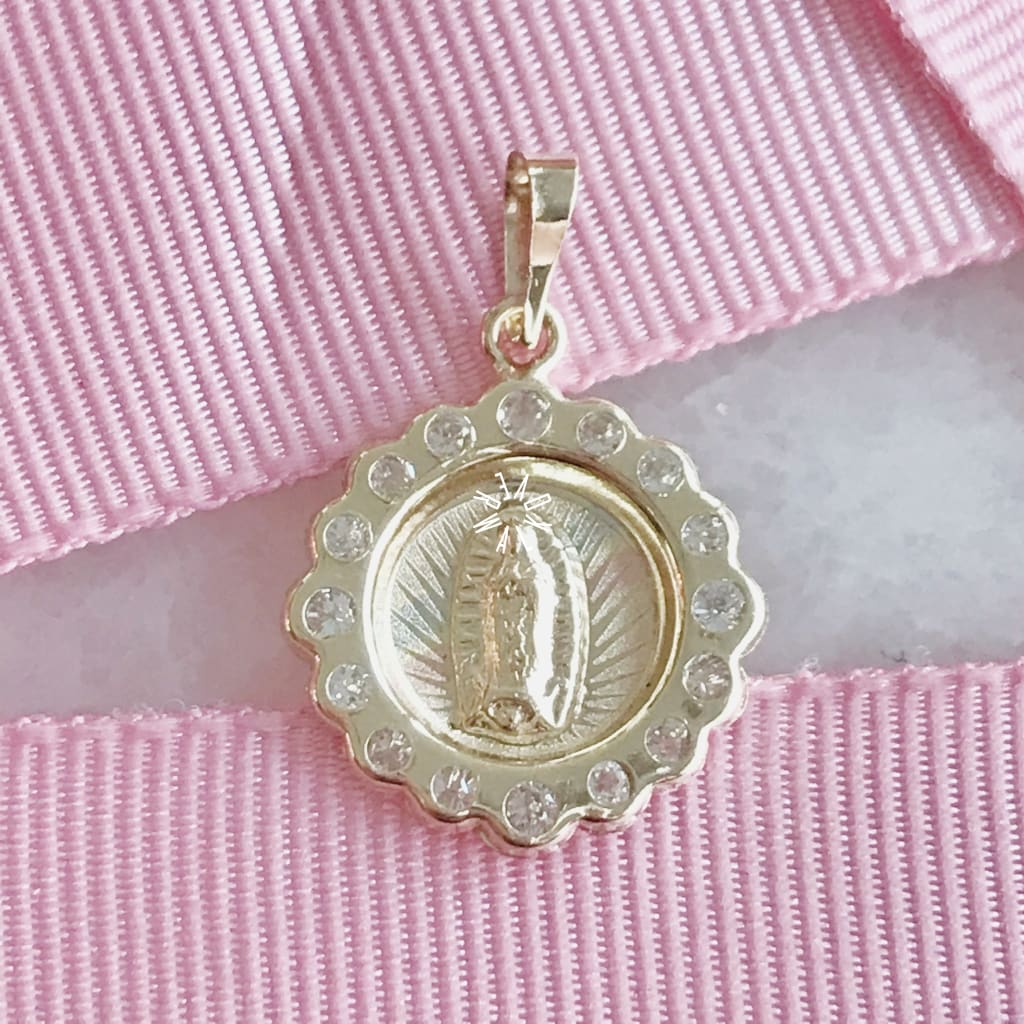 Medalla De La Virgen Guadalupe Oro 14K Mevg-14-098-0A6 Medalla