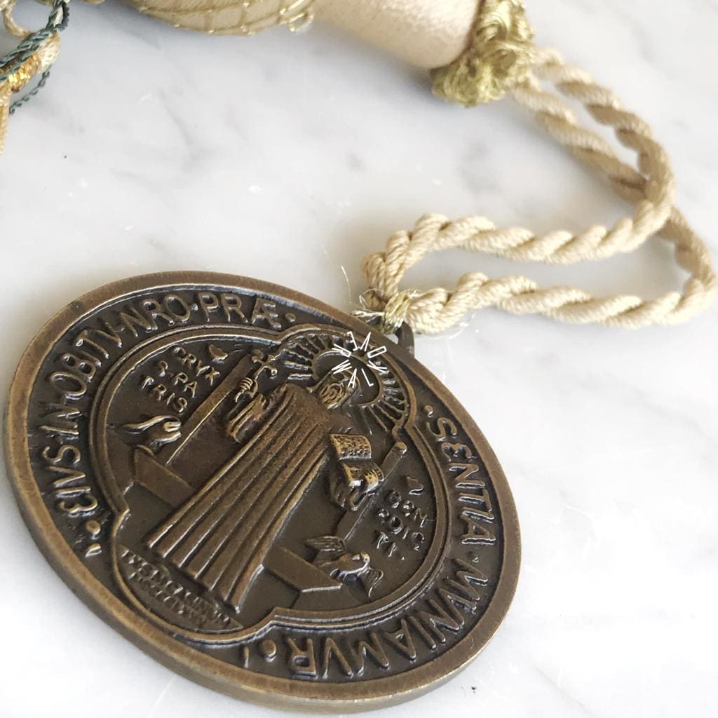 Medalla De San Benito Para Cuna Mesb-070-27Us Medalla