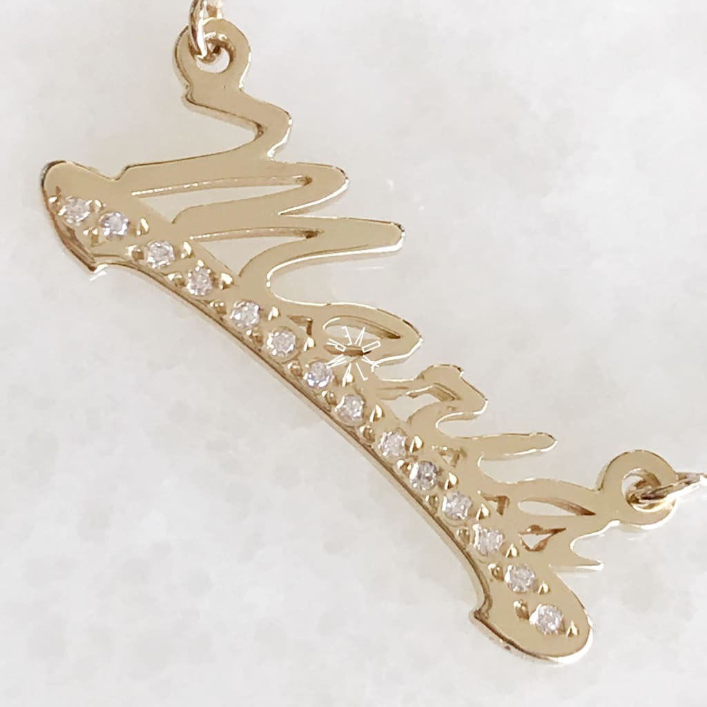 Nombre Oro 14K Z1936-D Nombre