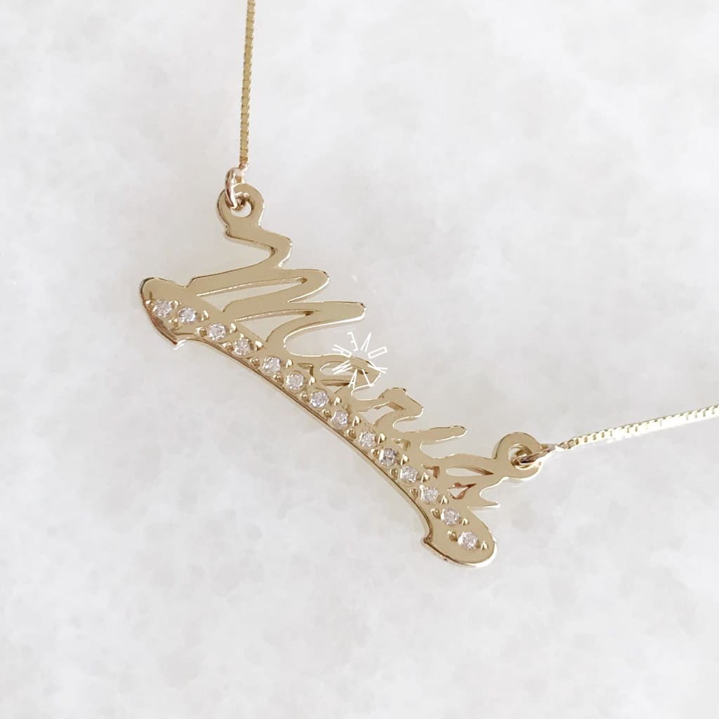 Nombre Oro 14K Z1936-D Nombre