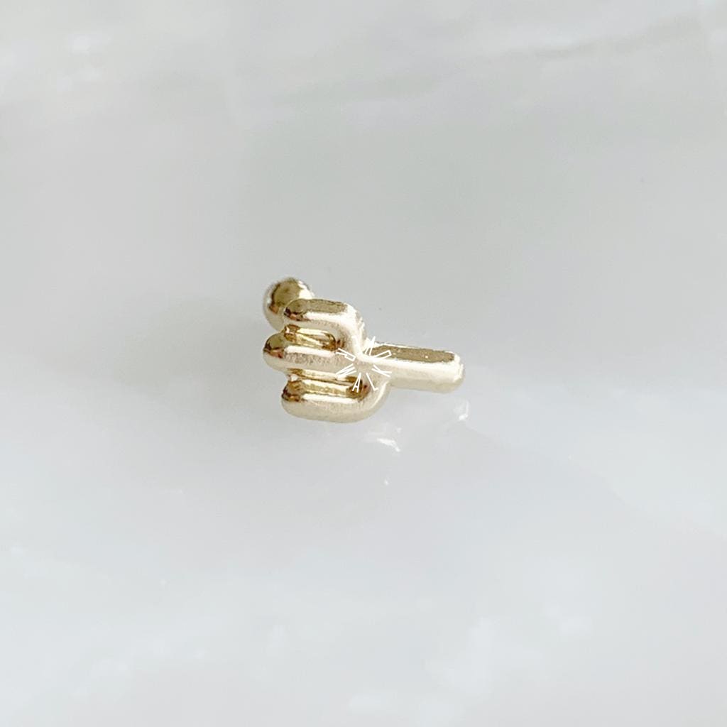 Piercing Oro Amarillo 10K Single-076-8Us