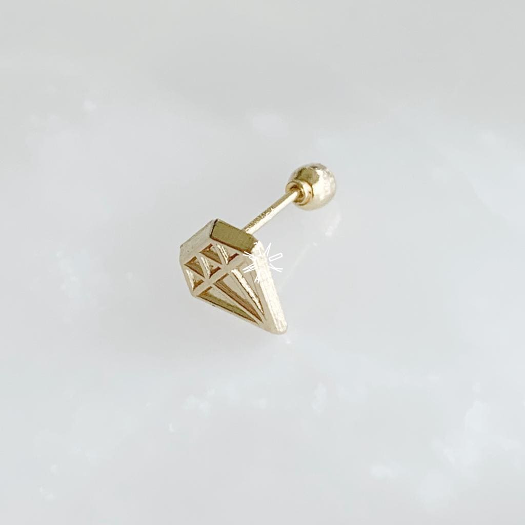Piercing Oro Amarillo 10K Single-077-8Us